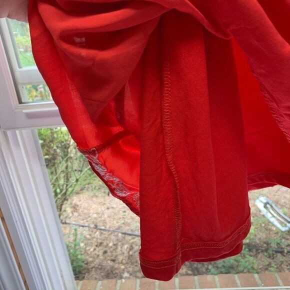Flying Tomato Boho Bell Sleeve Dress Red Size Sm - Picture 4 of 9